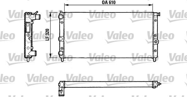 Valeo 811067 - Radiator, mühərrikin soyudulması furqanavto.az