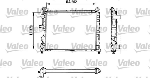 Valeo 811071 - Radiator, mühərrikin soyudulması furqanavto.az