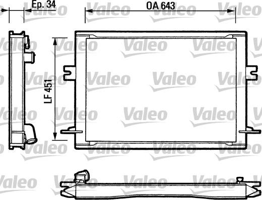 Valeo 811 348 - Radiator, mühərrikin soyudulması furqanavto.az