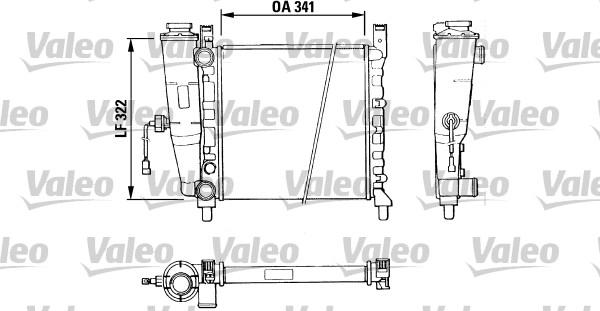 Valeo 811386 - Radiator, mühərrikin soyudulması furqanavto.az