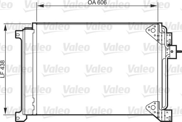 Valeo 818985 - Kondenser, kondisioner furqanavto.az