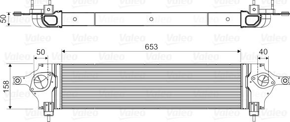 Valeo 818589 - Intercooler, şarj cihazı furqanavto.az