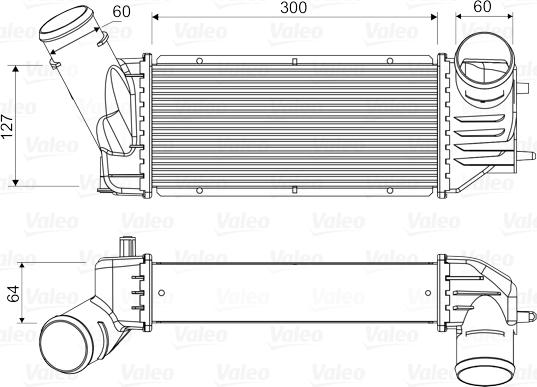 Valeo 818648 - Intercooler, şarj cihazı furqanavto.az