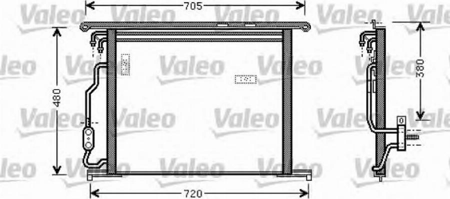 Valeo 818049 - Kondenser, kondisioner furqanavto.az