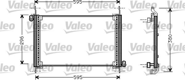 Valeo 818009 - Kondenser, kondisioner furqanavto.az