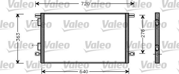 Valeo 818008 - Kondenser, kondisioner furqanavto.az