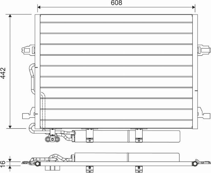 Valeo 818003 - Kondenser, kondisioner furqanavto.az