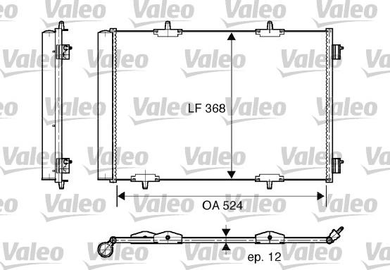 Valeo 818015 - Kondenser, kondisioner furqanavto.az