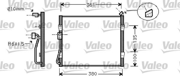 Valeo 818031 - Kondenser, kondisioner furqanavto.az