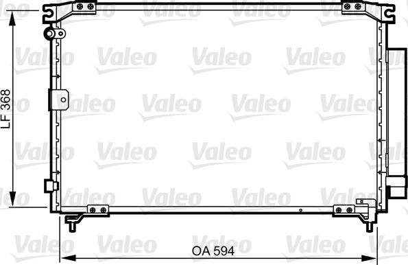 Valeo 818032 - Kondenser, kondisioner furqanavto.az