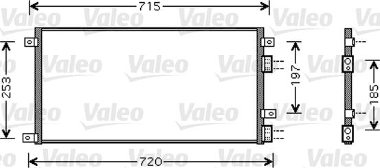 Valeo 818037 - Kondenser, kondisioner furqanavto.az