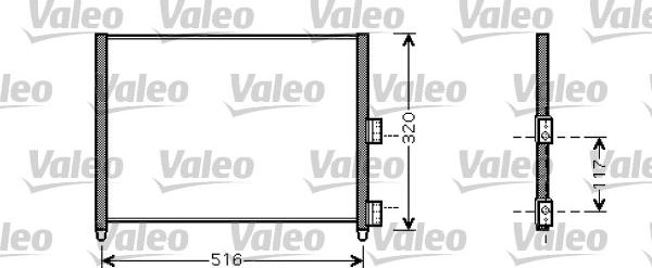 Valeo 818020 - Kondenser, kondisioner furqanavto.az