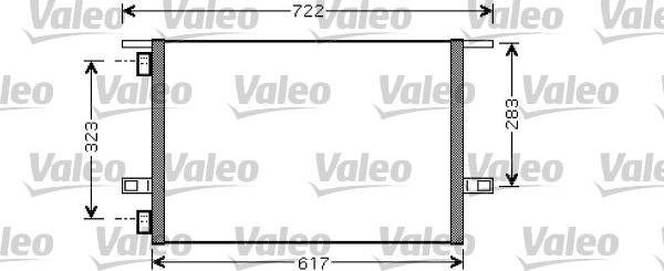 Valeo 818028 - Kondenser, kondisioner furqanavto.az