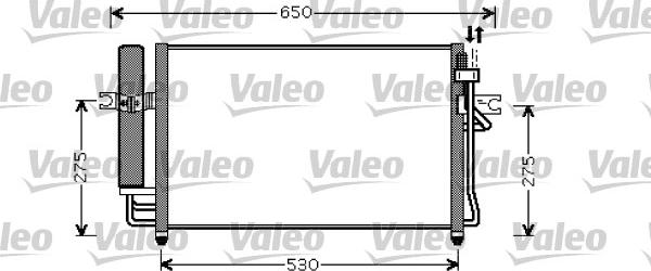 Valeo 818074 - Kondenser, kondisioner furqanavto.az