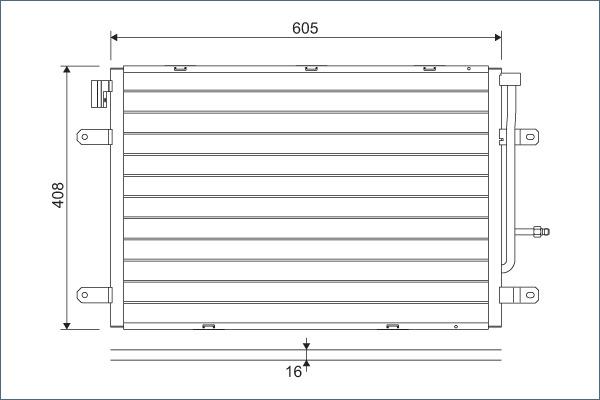 Valeo 818190 - Kondenser, kondisioner furqanavto.az