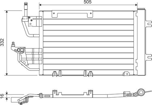 Valeo 818168 - Kondenser, kondisioner furqanavto.az