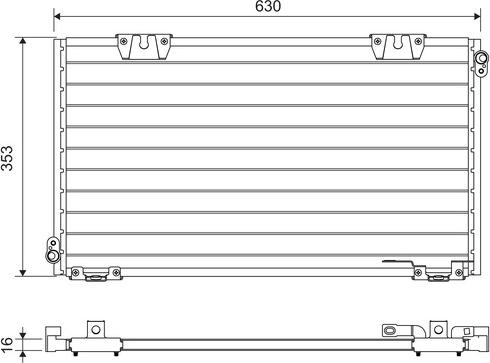 Valeo 818104 - Kondenser, kondisioner furqanavto.az