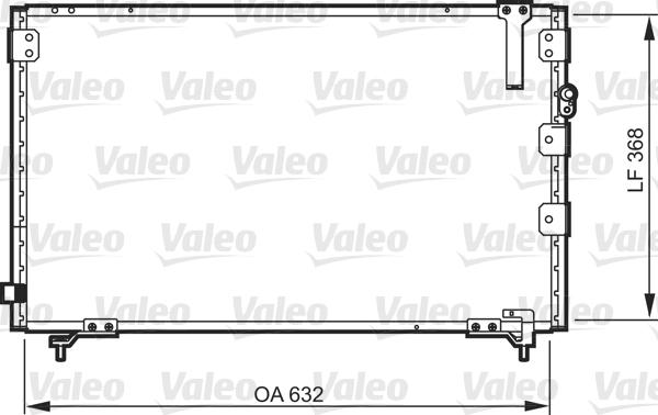 Valeo 818105 - Kondenser, kondisioner furqanavto.az