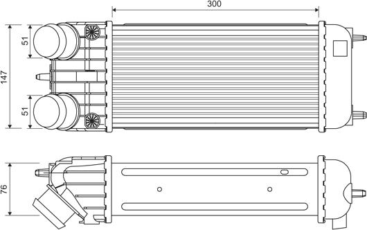 Valeo 818385 - Intercooler, şarj cihazı furqanavto.az