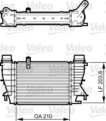 Valeo 818264 - Intercooler, şarj cihazı furqanavto.az