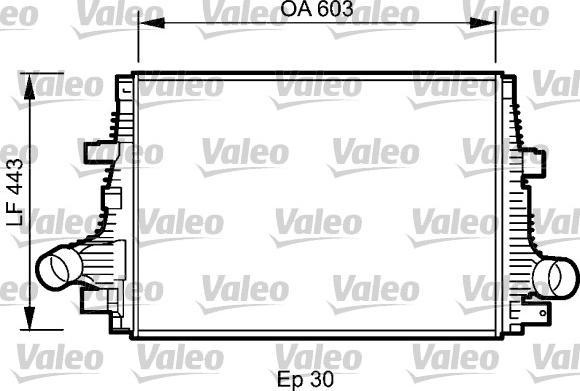 Valeo 818794 - Intercooler, şarj cihazı furqanavto.az