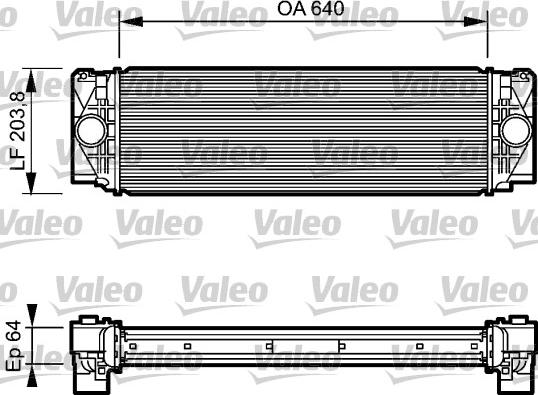 Valeo 818732 - Intercooler, şarj cihazı furqanavto.az