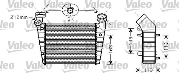 Valeo 818720 - Intercooler, şarj cihazı furqanavto.az