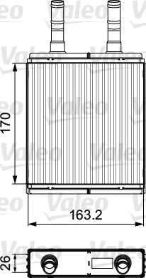 Valeo 812409 - İstilik dəyişdiricisi, daxili isitmə furqanavto.az