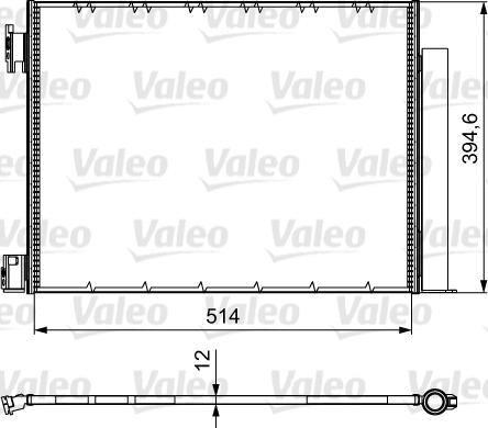 Valeo 812501 - Kondenser, kondisioner furqanavto.az