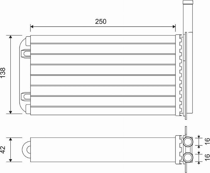 Valeo 812058 - İstilik dəyişdiricisi, daxili isitmə furqanavto.az