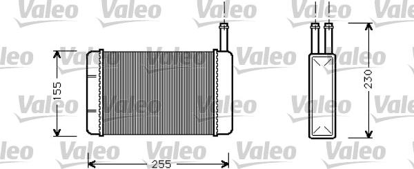 Valeo 812057 - İstilik dəyişdiricisi, daxili isitmə furqanavto.az