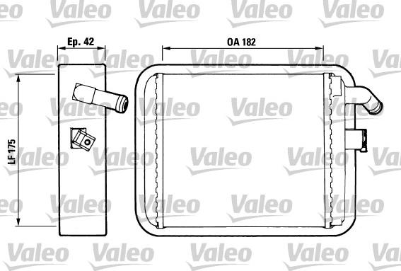 Valeo 812018 - İstilik dəyişdiricisi, daxili isitmə furqanavto.az