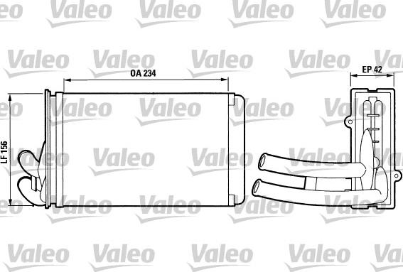 Valeo 812012 - İstilik dəyişdiricisi, daxili isitmə furqanavto.az