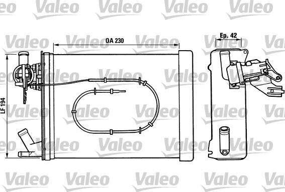 Valeo 812023 - İstilik dəyişdiricisi, daxili isitmə furqanavto.az