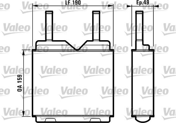 Valeo 812148 - İstilik dəyişdiricisi, daxili isitmə furqanavto.az