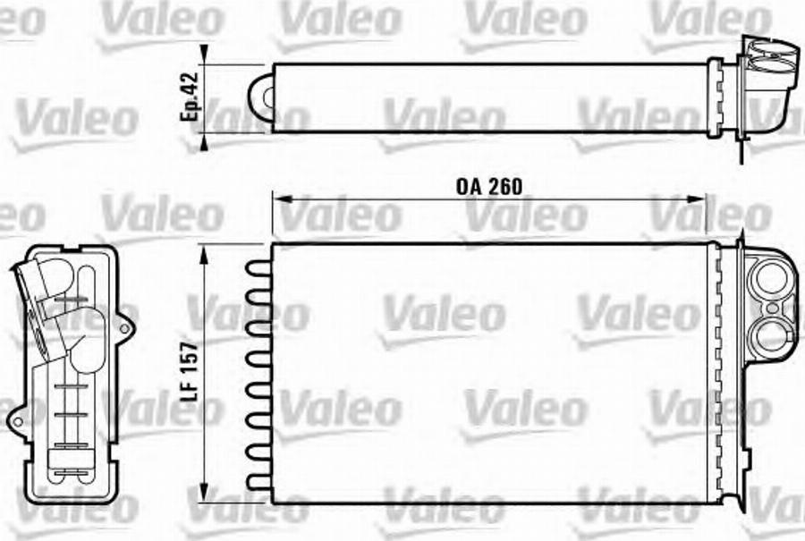 Valeo 812159 - İstilik dəyişdiricisi, daxili isitmə furqanavto.az