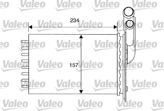 Valeo 812157 - Radiator, mühərrikin soyudulması furqanavto.az