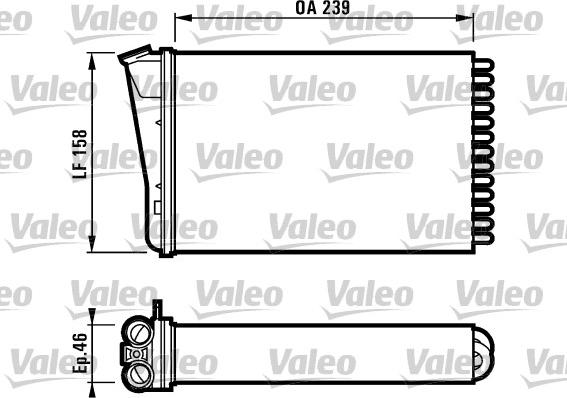 Valeo 812126 - İstilik dəyişdiricisi, daxili isitmə furqanavto.az