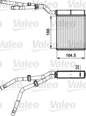 Valeo 812359 - İstilik dəyişdiricisi, daxili isitmə furqanavto.az