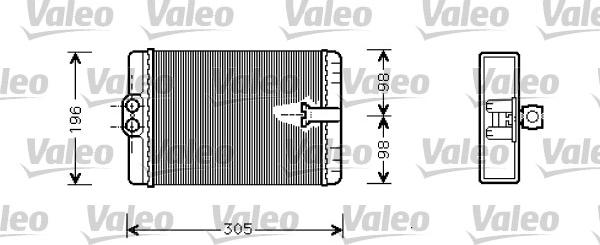 Valeo 812366 - İstilik dəyişdiricisi, daxili isitmə furqanavto.az