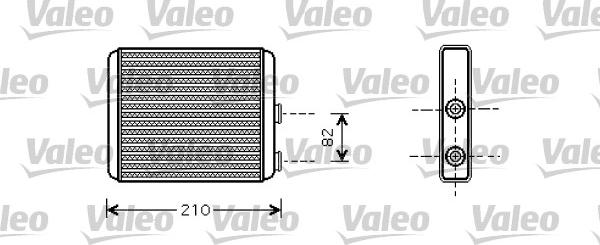 Valeo 812363 - İstilik dəyişdiricisi, daxili isitmə furqanavto.az