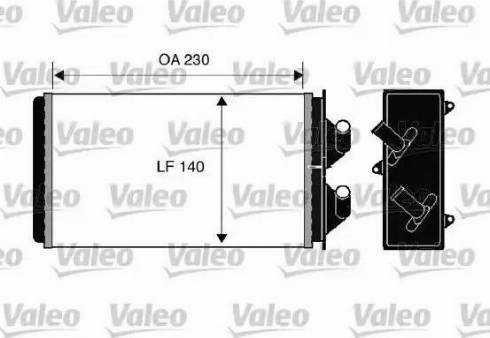 Valeo 812303 - İstilik dəyişdiricisi, daxili isitmə furqanavto.az