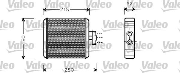 Valeo 812323 - İstilik dəyişdiricisi, daxili isitmə furqanavto.az