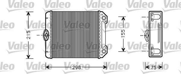 Valeo 812299 - İstilik dəyişdiricisi, daxili isitmə www.furqanavto.az