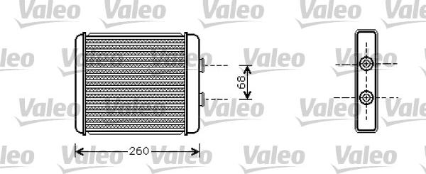 Valeo 812284 - İstilik dəyişdiricisi, daxili isitmə furqanavto.az