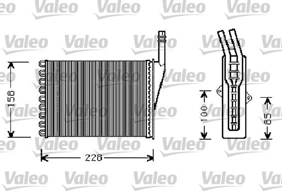 Valeo 812288 - İstilik dəyişdiricisi, daxili isitmə furqanavto.az