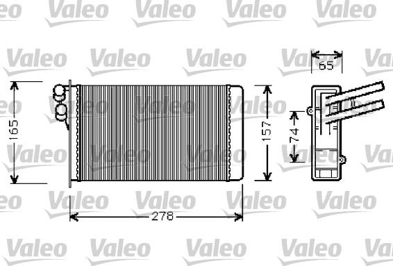 Valeo 812237 - İstilik dəyişdiricisi, daxili isitmə www.furqanavto.az