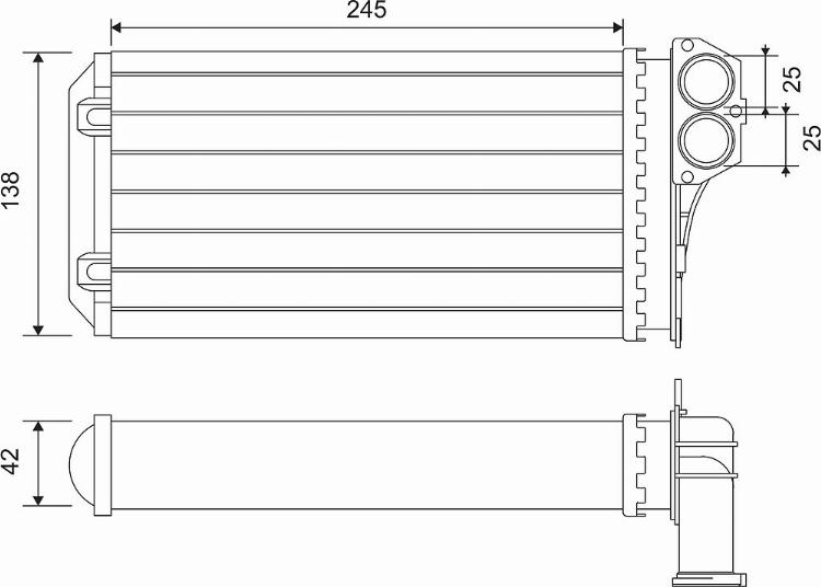 Valeo 812221 - Radiator, mühərrikin soyudulması furqanavto.az