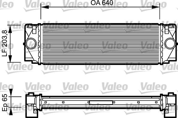 Valeo 817994 - Intercooler, şarj cihazı furqanavto.az