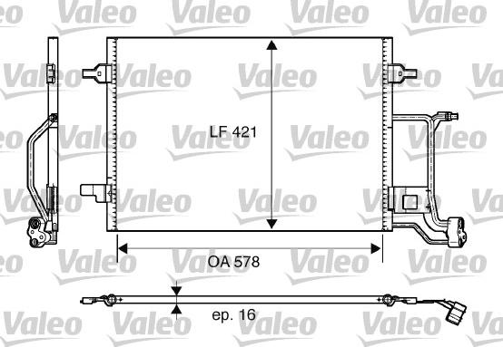 Valeo 817997 - Kondenser, kondisioner furqanavto.az